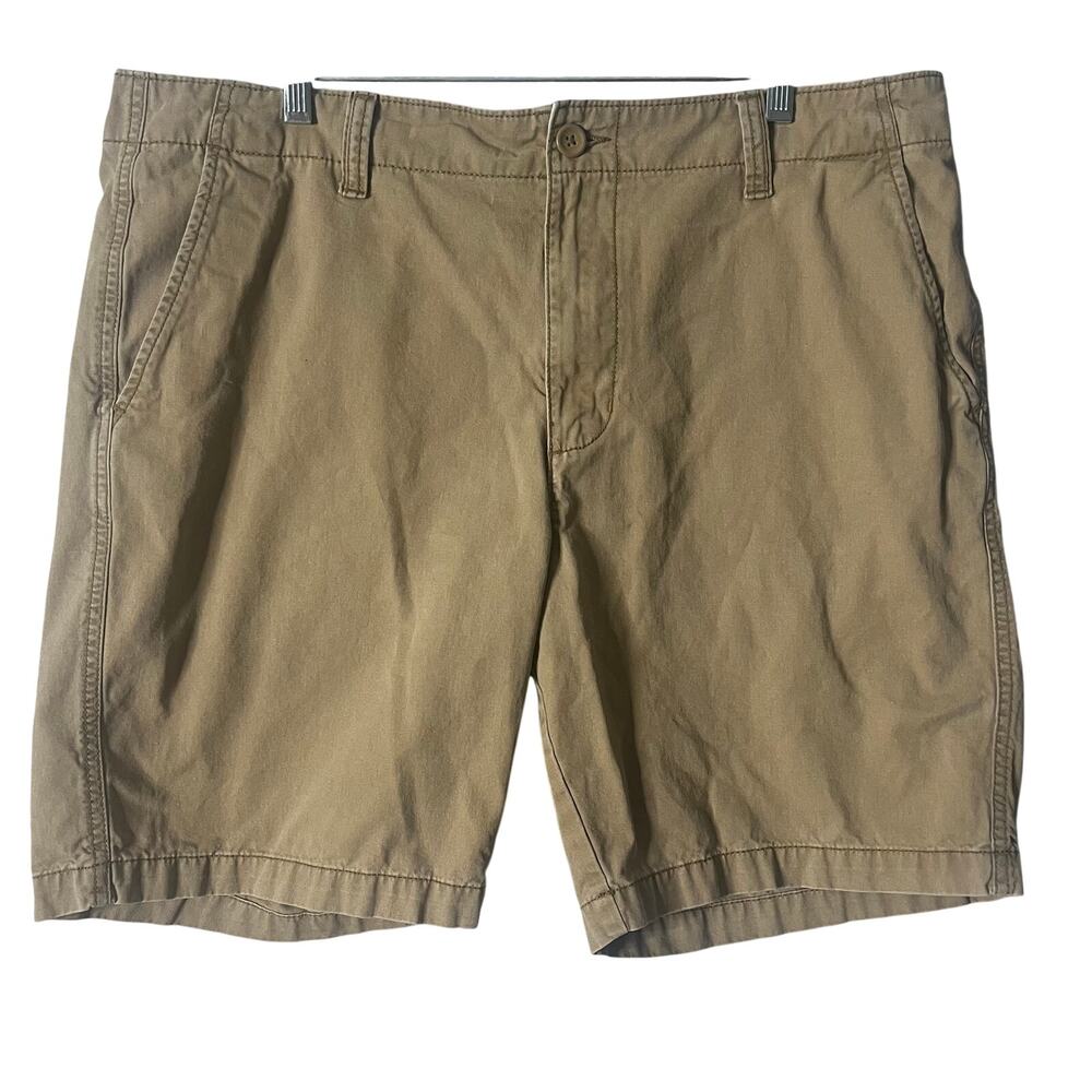 Old Navy Cargo Shorts Mens 38 Lived in Straight Khaki Brown Bermuda - Picture 7 of 8